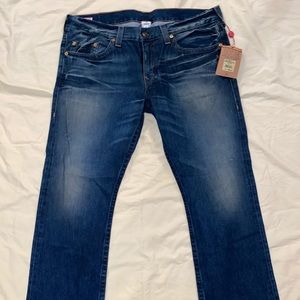 NWT True Religion Mens Bobby Straight Leg Jeans